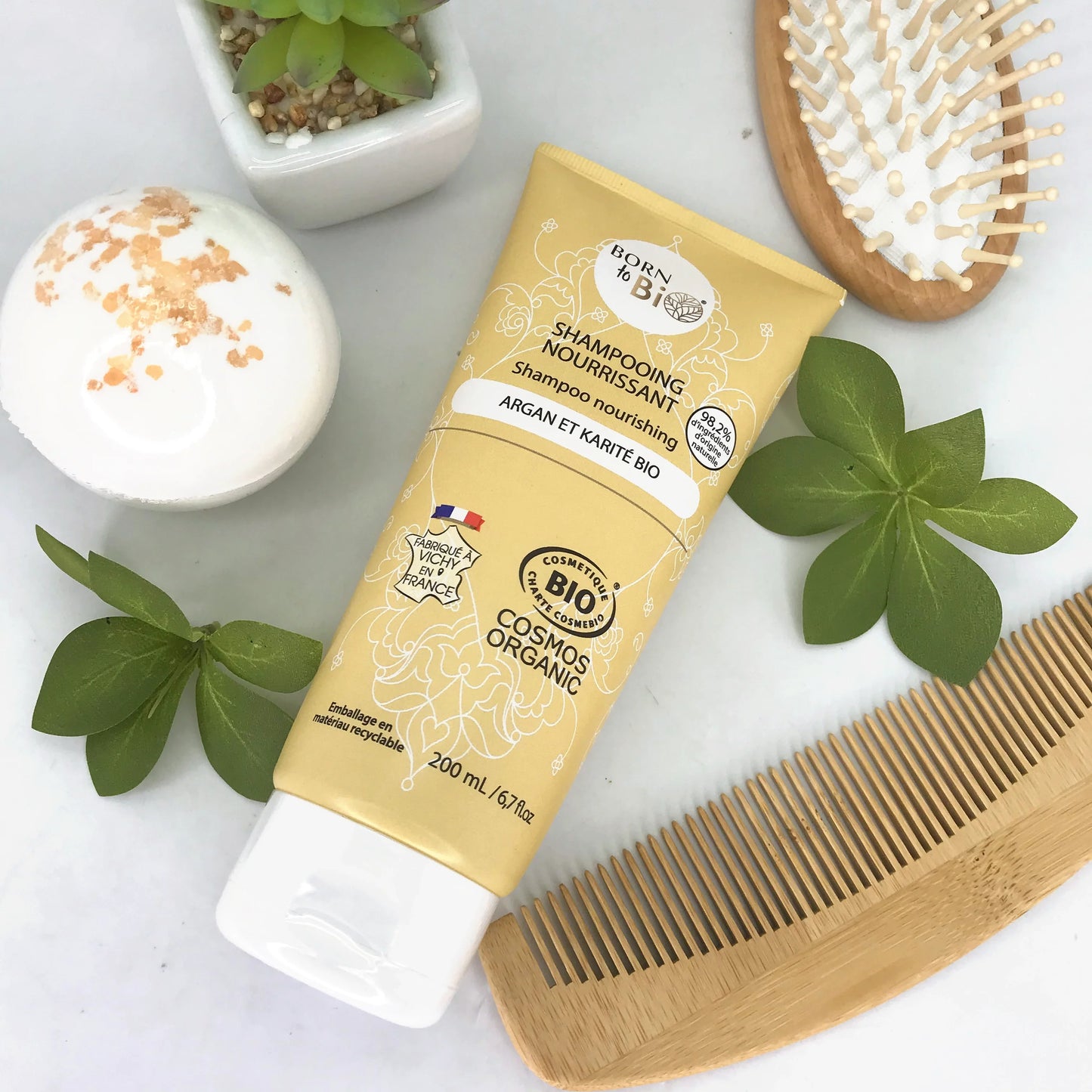 Shampooing Nourrissant Argan et Karité - Certifié Bio-2
