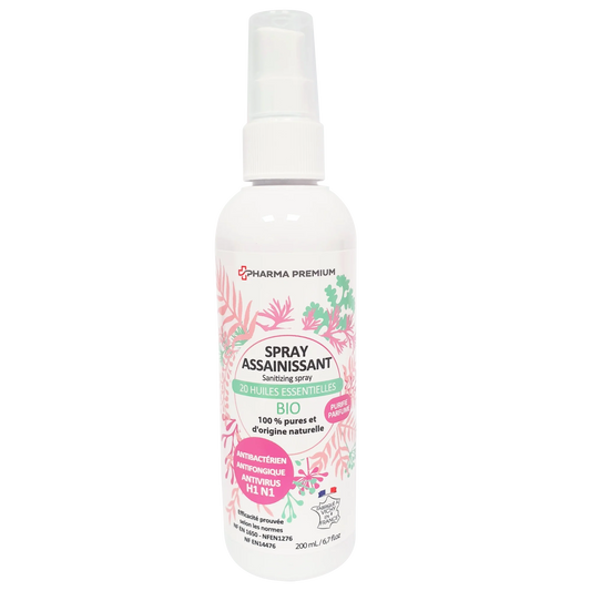 Spray Assainissant 20 huiles essentielles Certifiées Bio