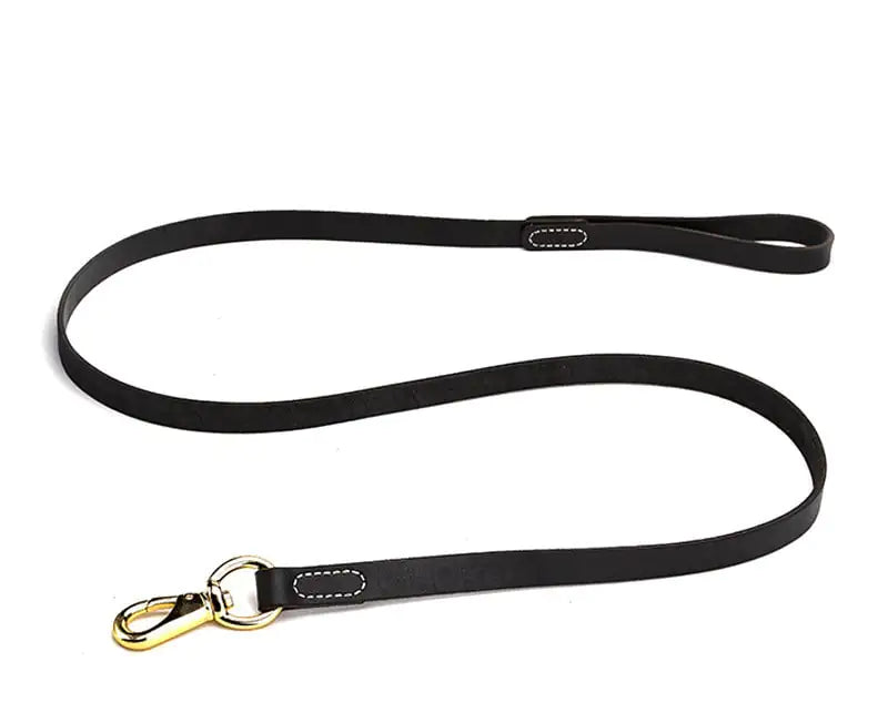 Cowhide Dog Leash for Medium to Large Breeds
