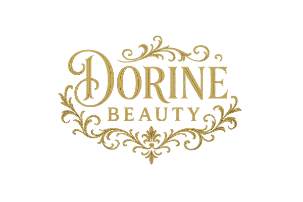 un logo Dorine Beauty élégant glamour evec de l'esthétisme